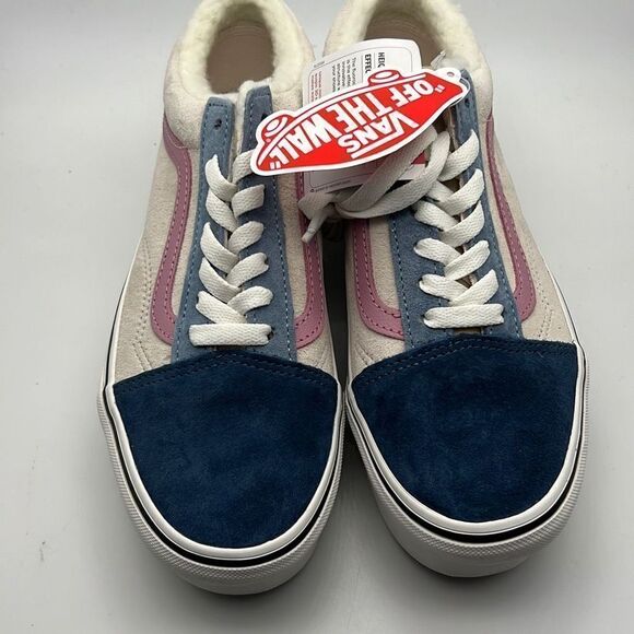 VANS OLD SKOOL STACKFORM PIG‎ SUEDE SHERPA SHOE- Women 9.5 - New in Box - Picture 2 of 8